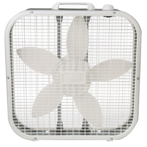 Lasko 20" Box 3-Speed Fan, Model B20200, White